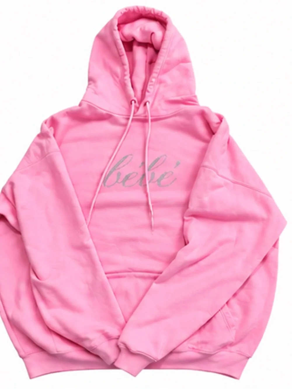 Balenciaga bebe Pink Logo Hoodie Sweatshirt